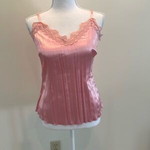 Rampage Pink Silky Dressy Camisole